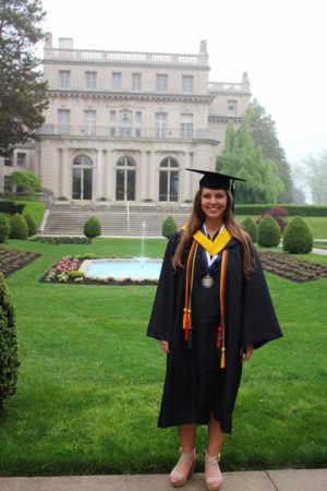 Caroline's graduation from Monmouth University on the spring of 2013