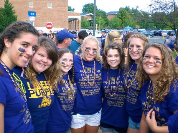 Julia at JMU.  She is third from the right